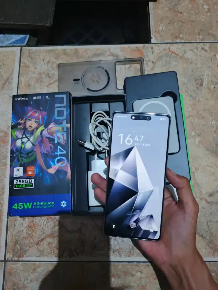 Infinix Note 40 Ram 8+8/256 Fullset