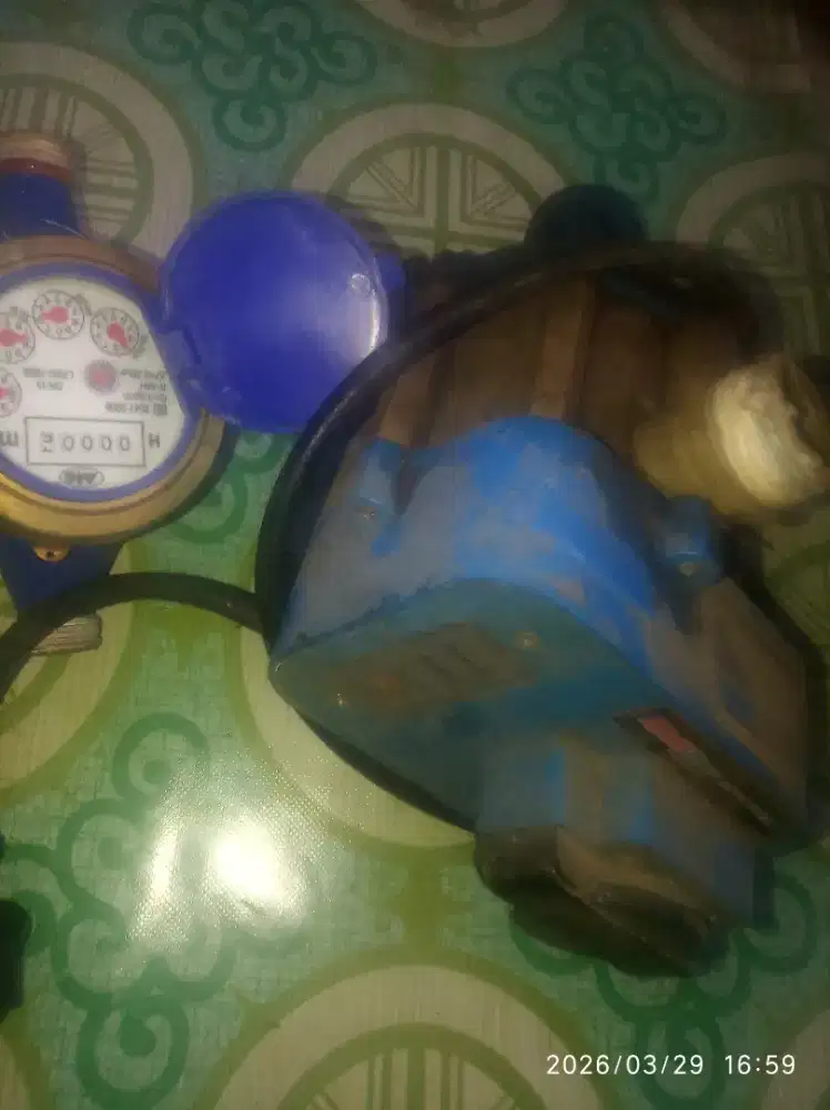 Jual meteran masih baru,.dan pendorong air