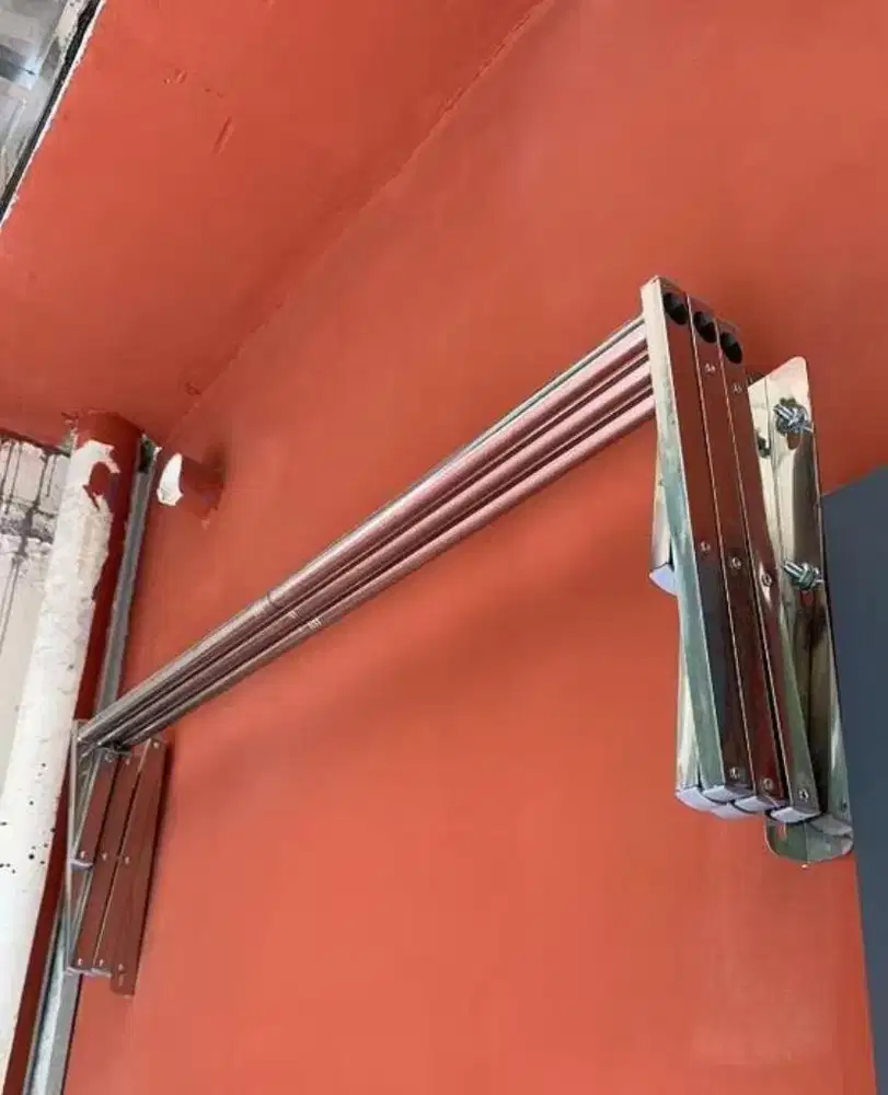 jemuran baju dinding lipat