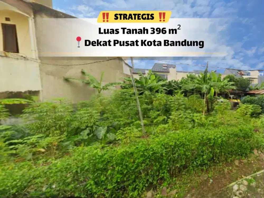 Lahan Luas Sukaraja Cicendo Bandung– Cocok Hunian / Usaha