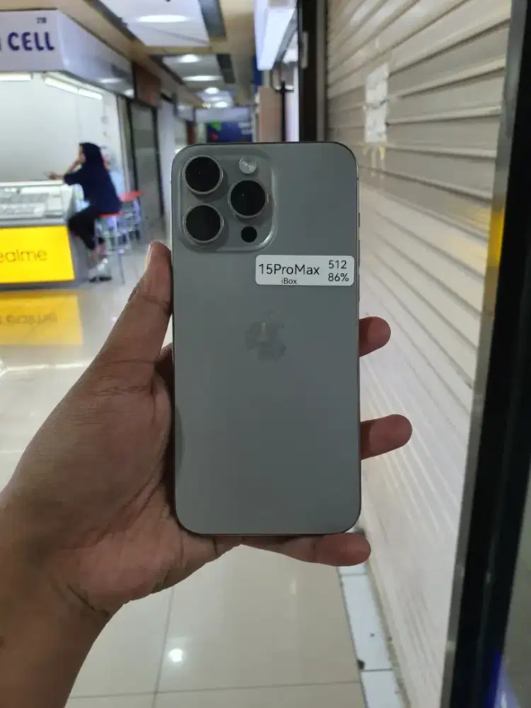 Iphone 15 Promax 512 GB ex iBox resmi Natural Langka