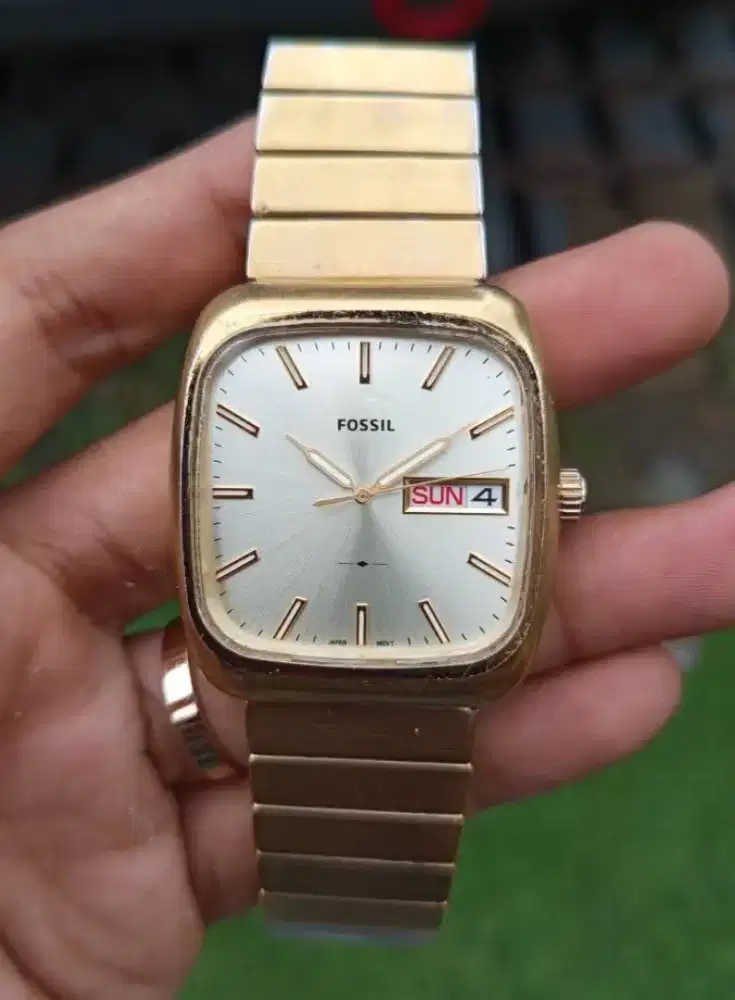 Jam tangan Fossil Rutherford FS5411 Gold-Tone Original