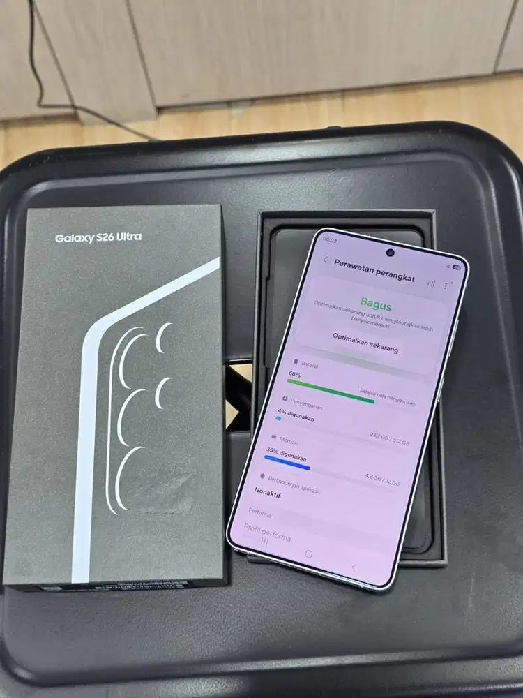 Samsung s26 ultra 12/512 gb fulset like new