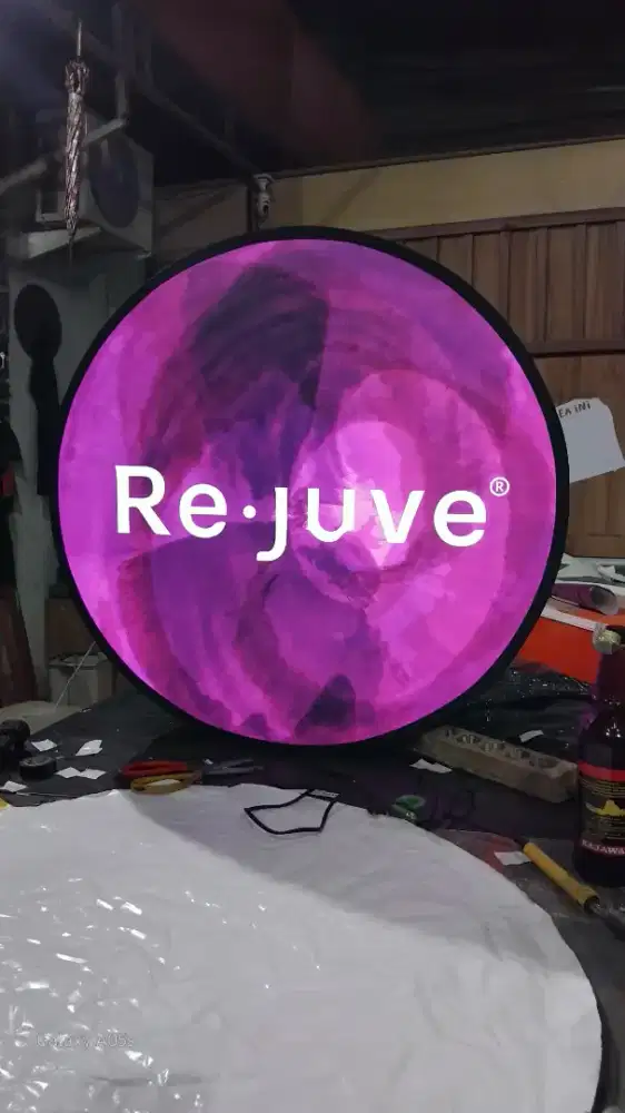 Neon box murah / neon box custom