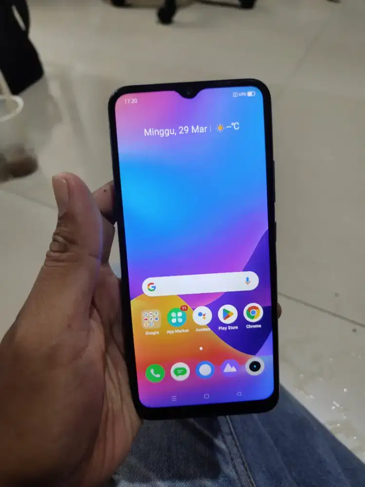 realme c12 32gb blue  hape casan