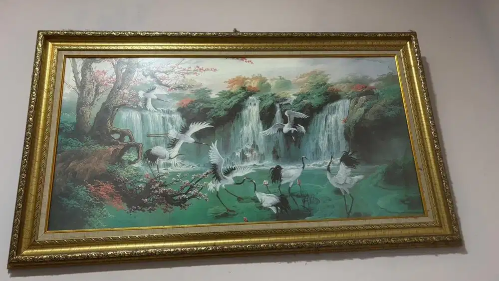 Lukisan hoki 8 angsa