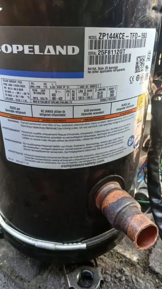 Jual kompresor copeland daikin