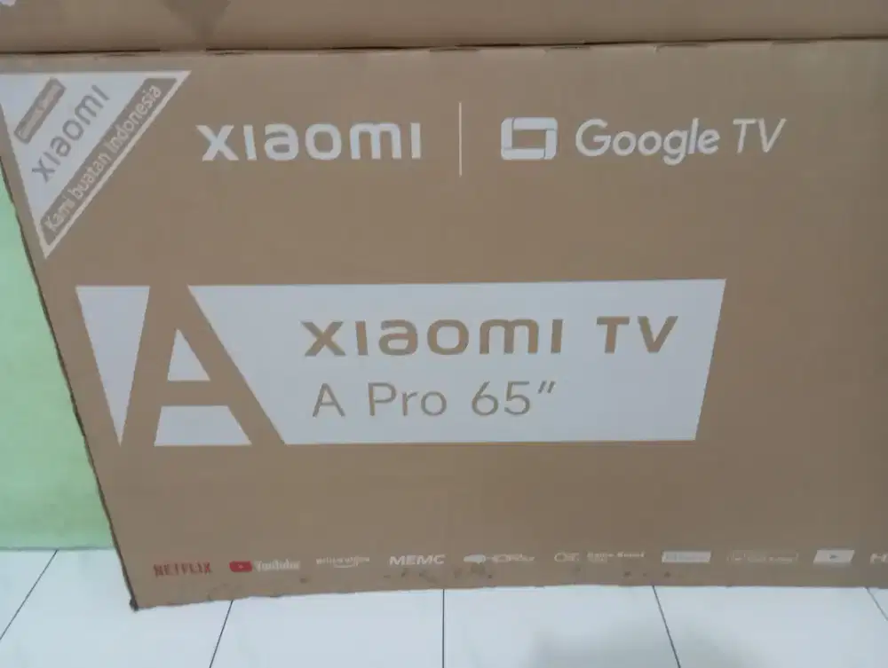 Tv LED xiomi 65 inchi bekas
