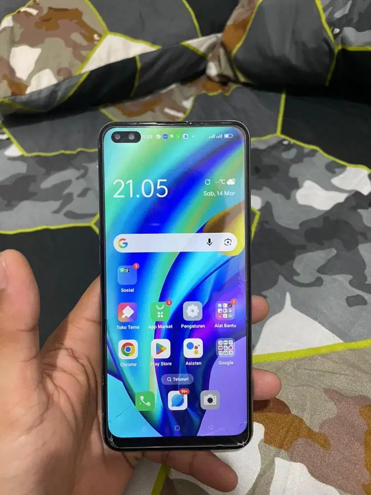 oppo reno 4f 8/128gb hp aja