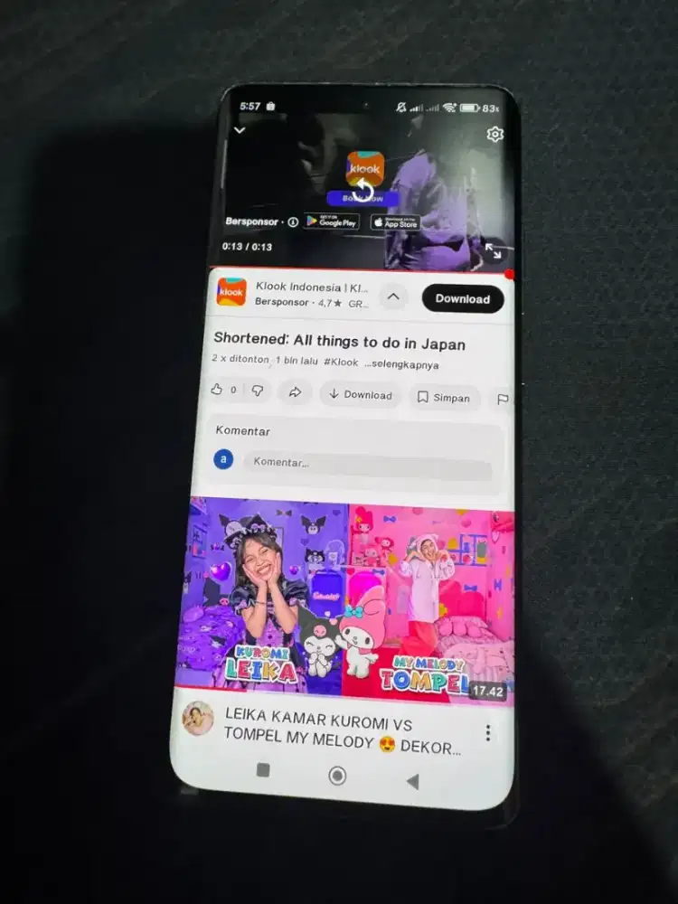 Mi 12 5g 8/256gb kondisi ori