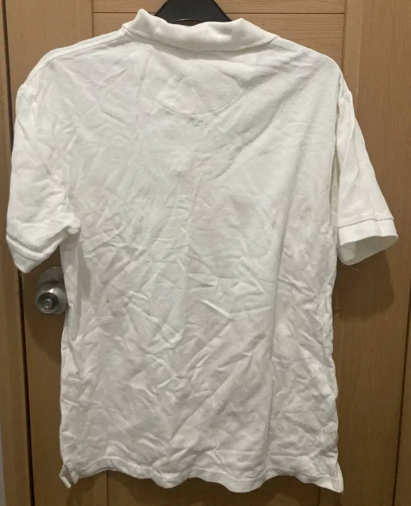 Kaos Polo Cole Putih Basic – Size M (Clean & Simple Style)