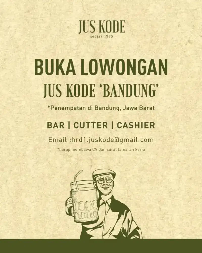 JUS KODE BDG TALAGA BODAS