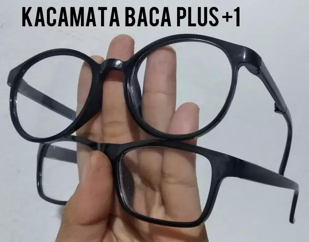 Kacamata baca plus +1 cowok cewek harga tertera satuan cod bekasi