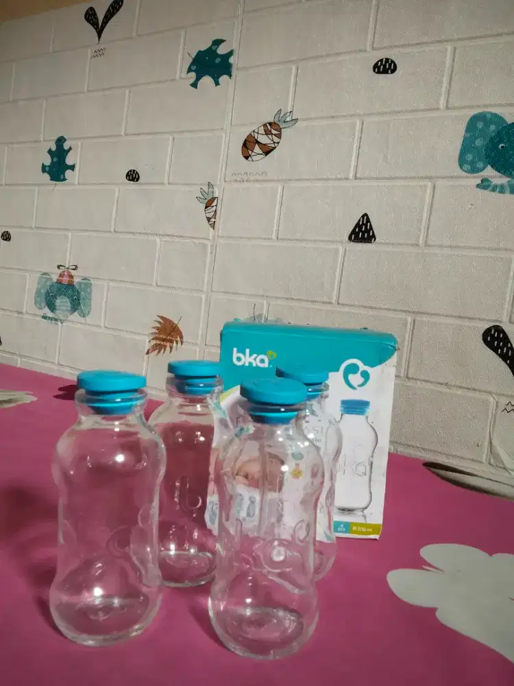 Botol kaca asi BPA free 4Pcs