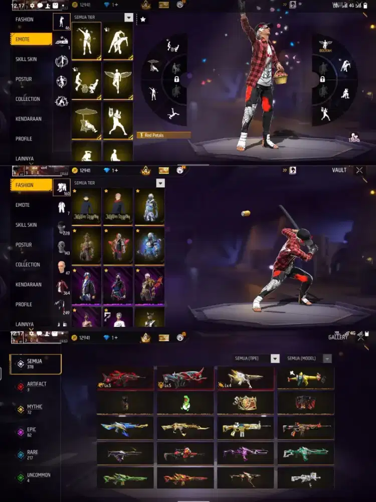 Jual akun FF aman dan aman 100% really