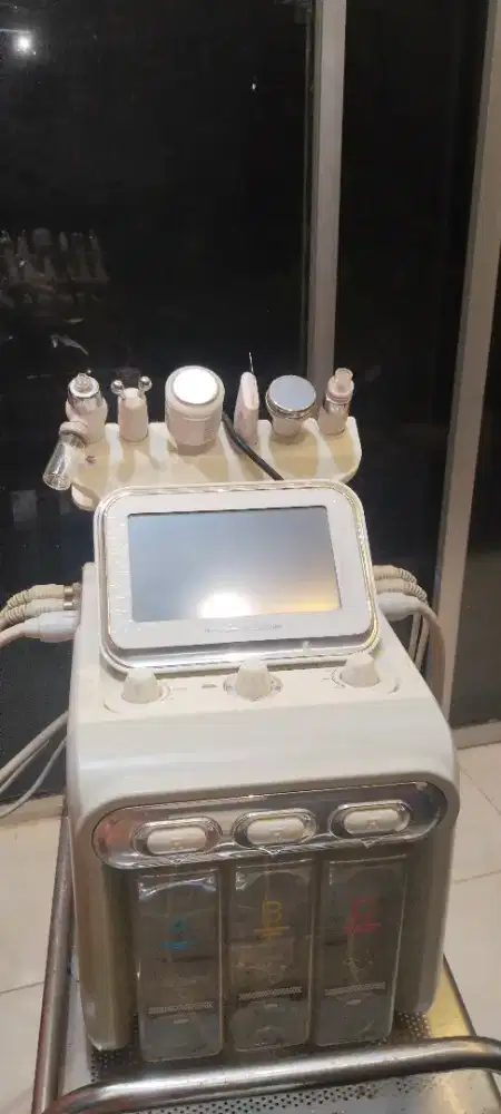 bundling alat facial(6in1 hydro facialmachine,face steamer,faciallamp)