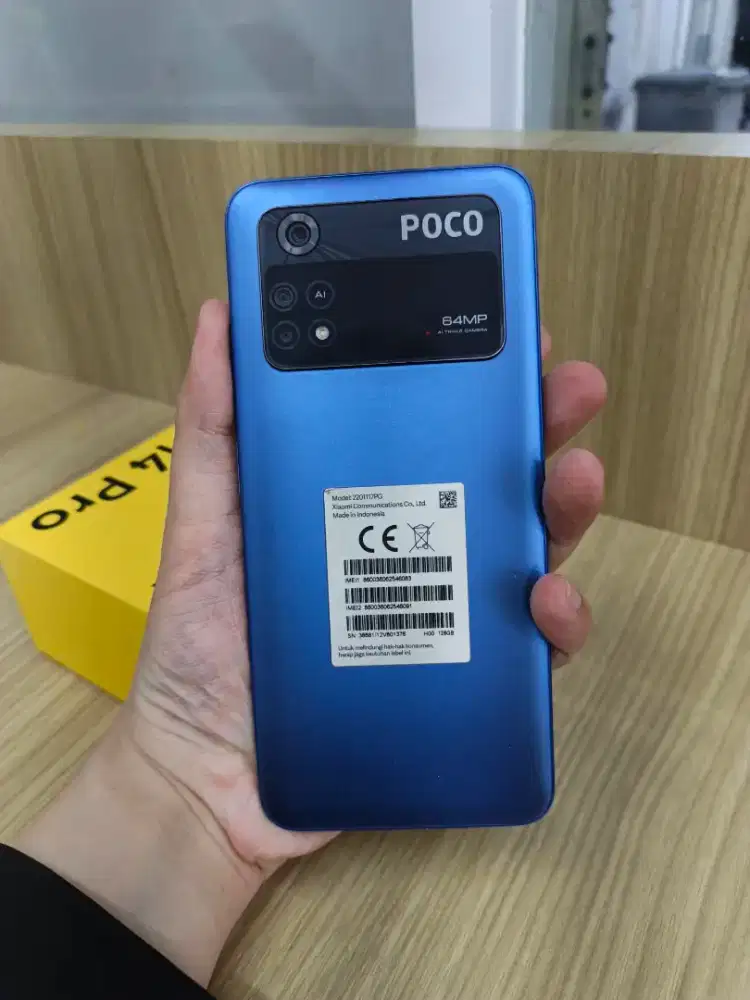 POCO M4 PRO 6/128GB COOL BLUE 99% MULUS