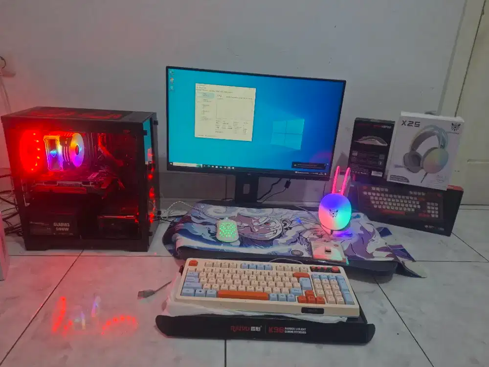 Pc Gaming Pc Live Streaming Pc Fullset Core i5 gen 9 Gtx 1650 no 1660