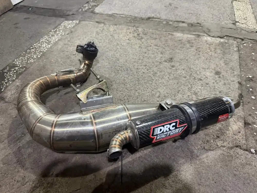 Knalpot vespa PX/Excel 200cc merk DRC EXHAUST