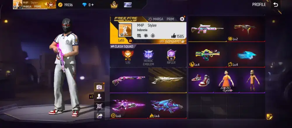 Juall akun FF amann & amanah 100% Really dan percaya