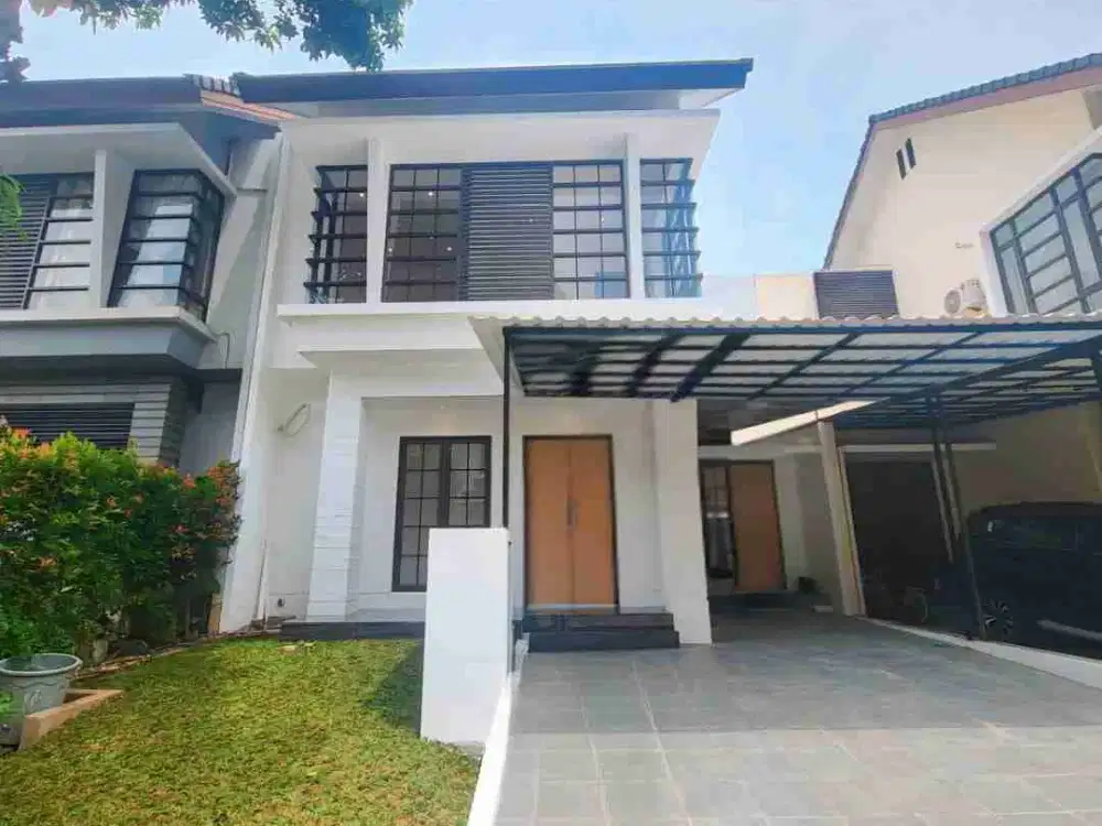 Rumah cantik modern minimalis dalam cluster Emerald Bintaro Tangsel