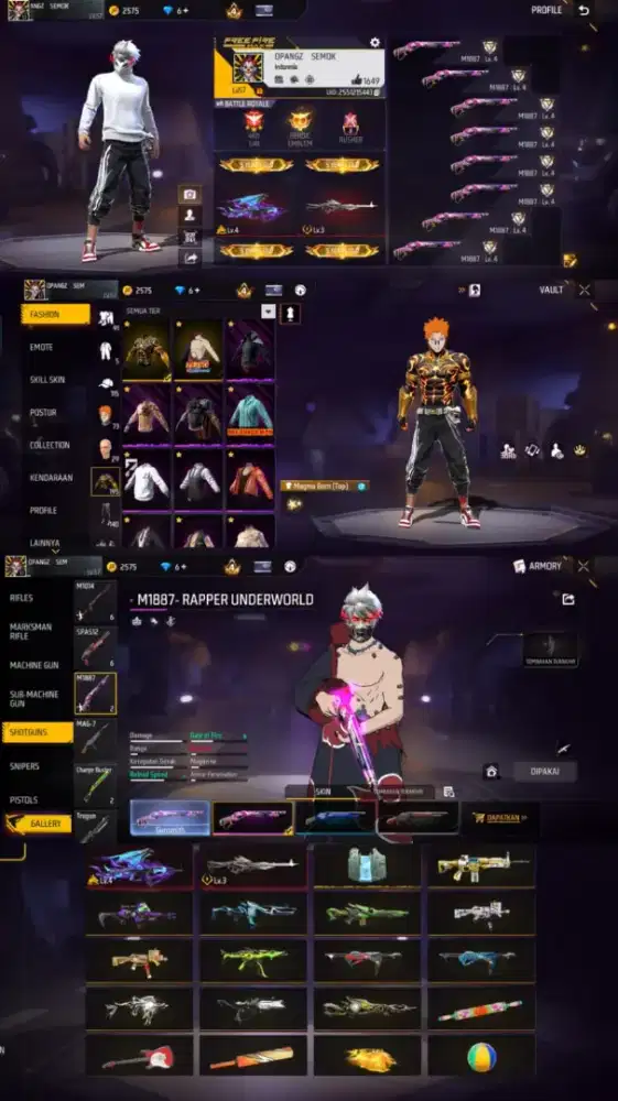 Jual akun ff aman dan amanah