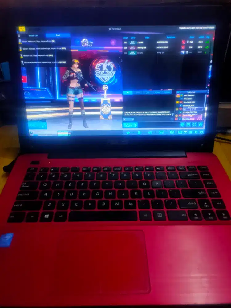 LAPTOP ASUS A455L i3-4005U RAM 6GB HDD 500GB