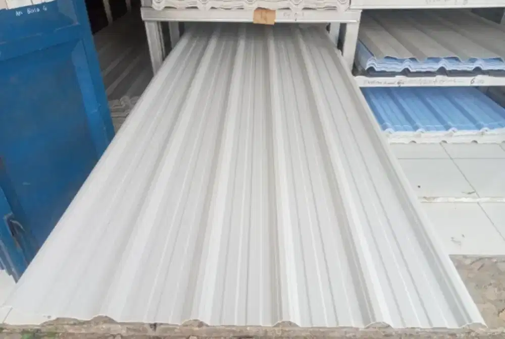 Atap upvc single lebar efektif 1m