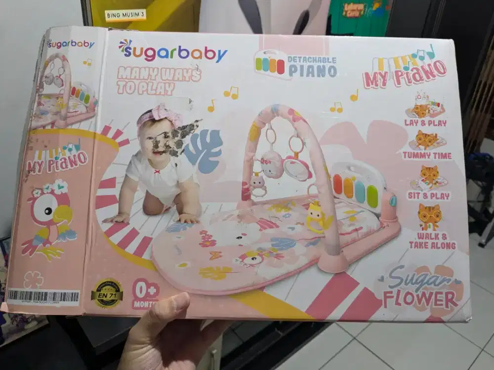 Pre-Love Sugar Baby Piano My Piano Mainan Bayi Anak