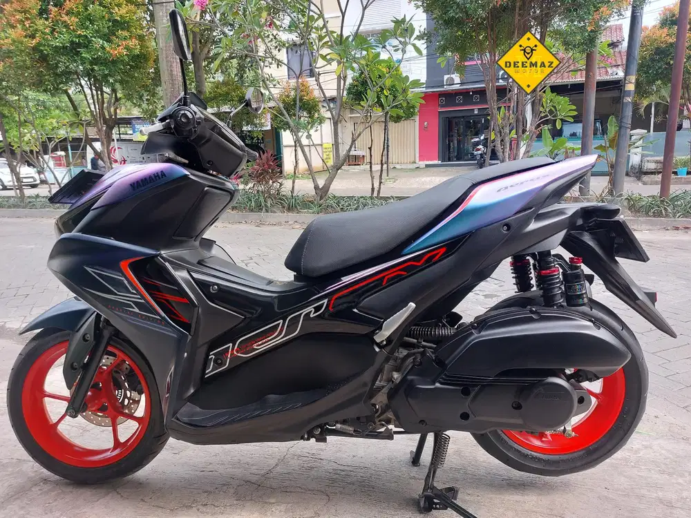 (DP 300)‼️ Plat B TangSel Aerox Cyber City Biru 2022 Cash / Kredit