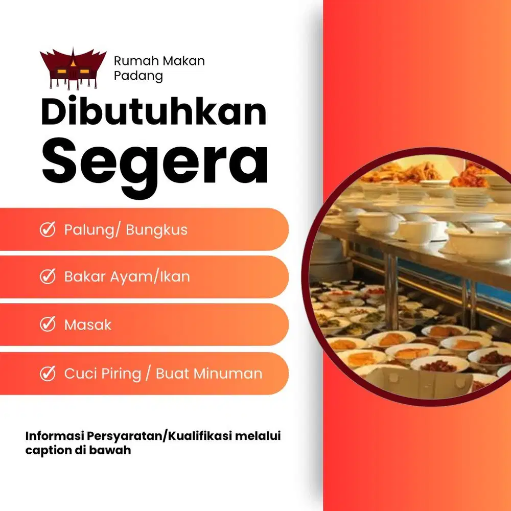 Lowongan Kerja Rumah Makan