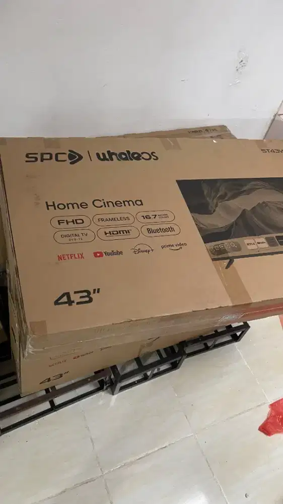 SPC TV ANDROID GOOGLE 
MERK TYPE ST43W