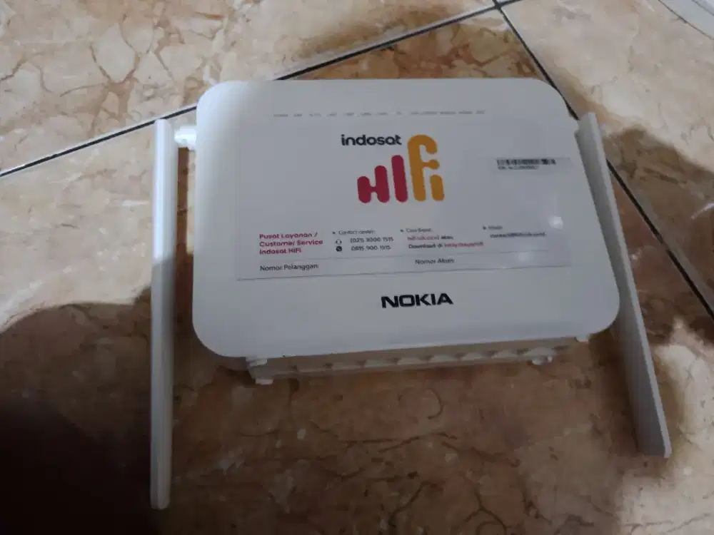 Router Nokia bekas hifi Indosat lengkap gak kepake