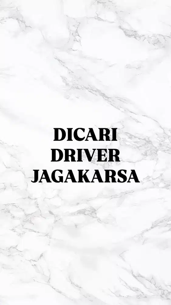 SUPIR PRIBADI JAGAKARSA