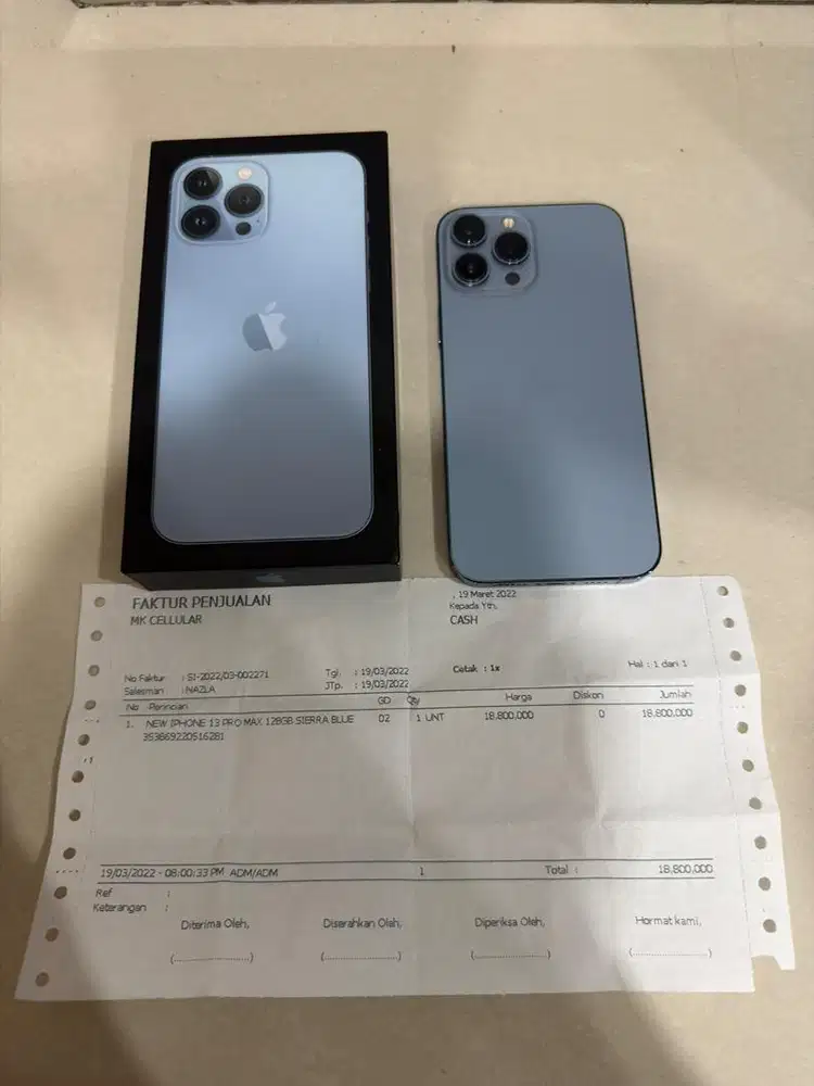 Bekas Iphone 13 pro max 128gb mulus