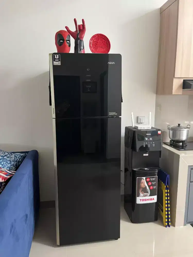 AQUA japan AQR-4051G(BK) 2 pintu