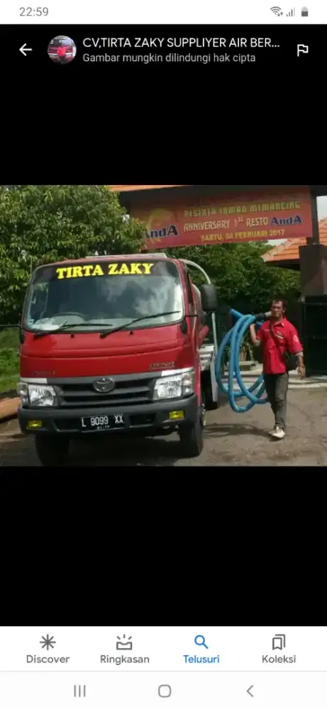 Jual air bersih RO dan PDAM melayani 24 jam