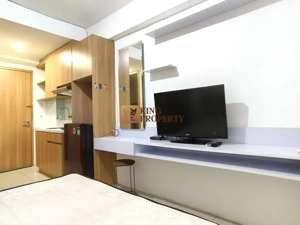Studio Cozy Green Bay Pluit Furnished – Dari Lobby Langsung ke Baywalk Pluit Mall!