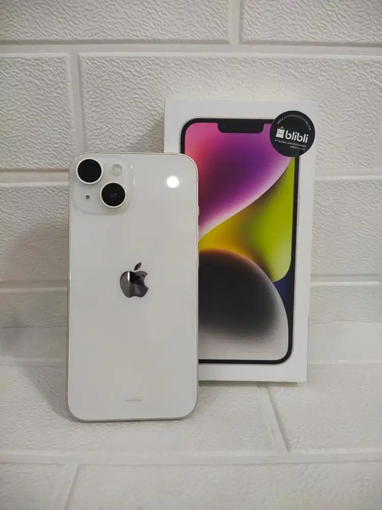 Iphone 14 128G bh100% grs 02/2027 like new full original