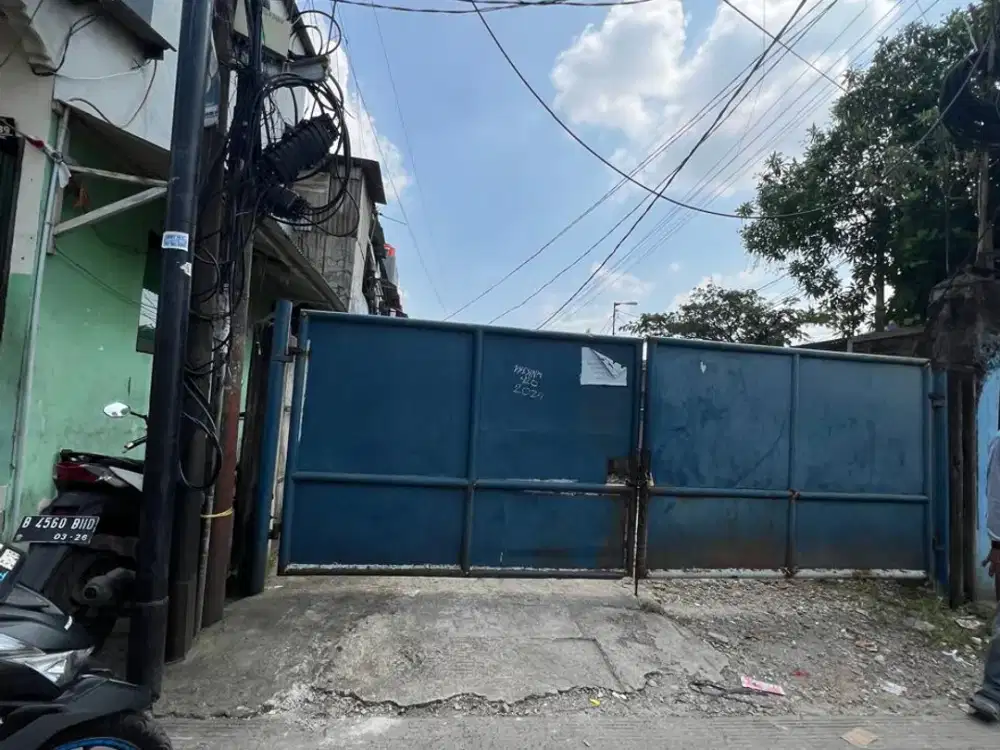 Tanah untuk gudang di Kedaung Kali Angke Cengkareng 6356m (harga sangat murah di bawah NJOP)
