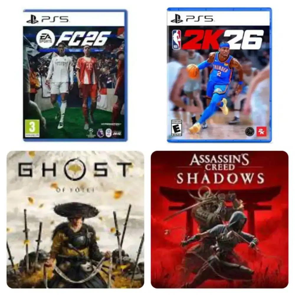 Isi game ps5 murah bebas request