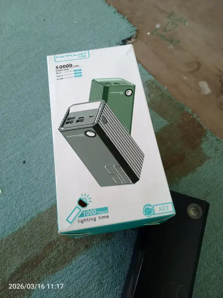 PAHAMI DESKRIPSI: POWERBANK TROHE 50.000 mAh