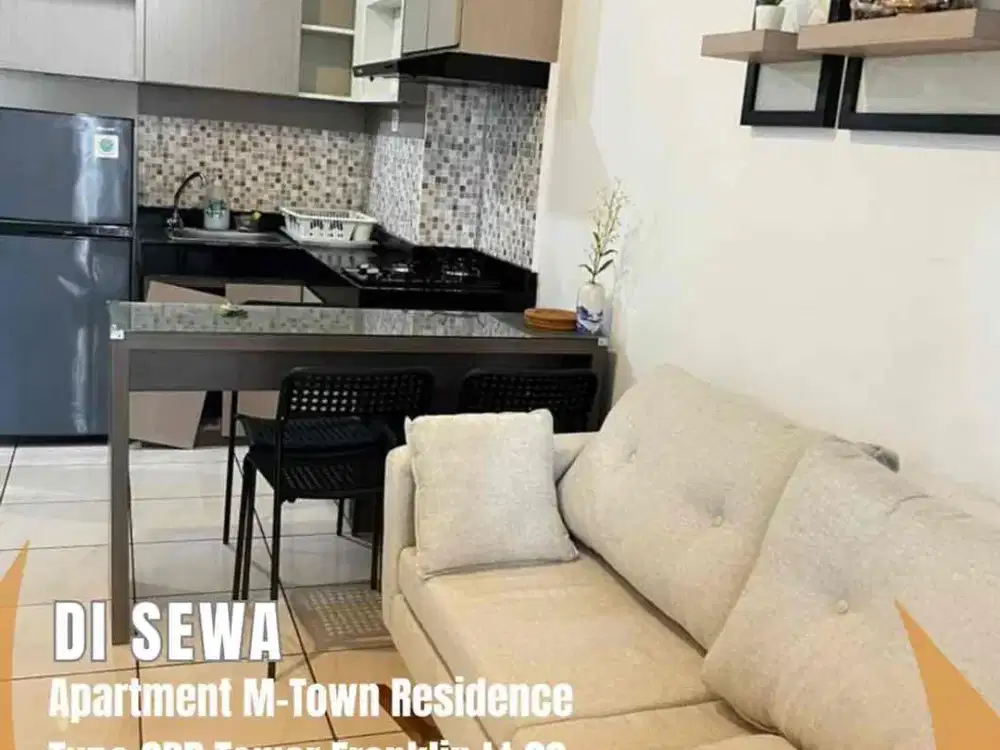 DI SEWA Apartment M-Town Residence Type 2BR Tower Franklin Lt 23