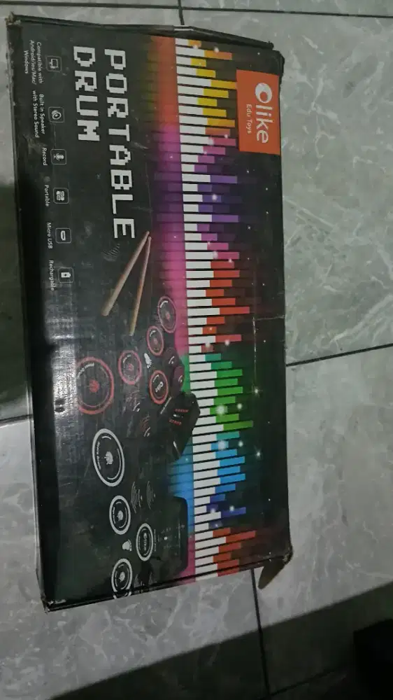 2 Drum Elektronik Merk Olike & Rixton