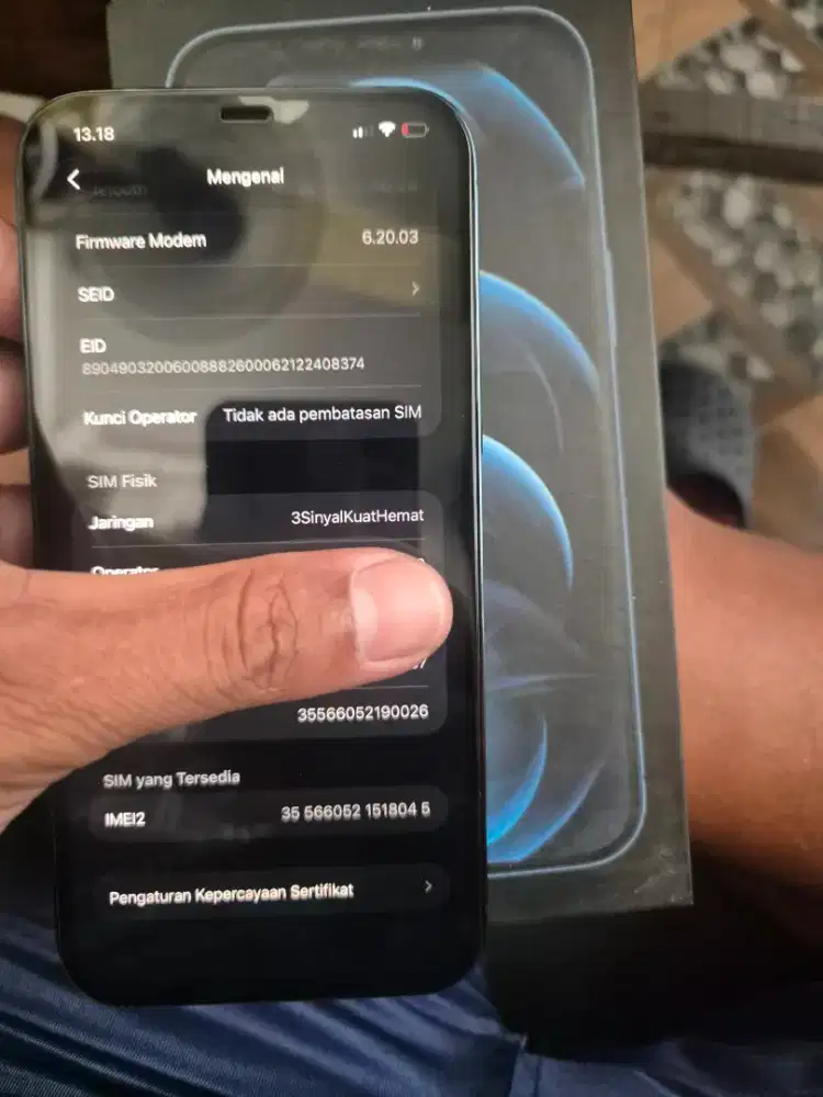 Iphone 12 Pro max 128Gb inter all operator ios terbaru msuk dlu bs TT