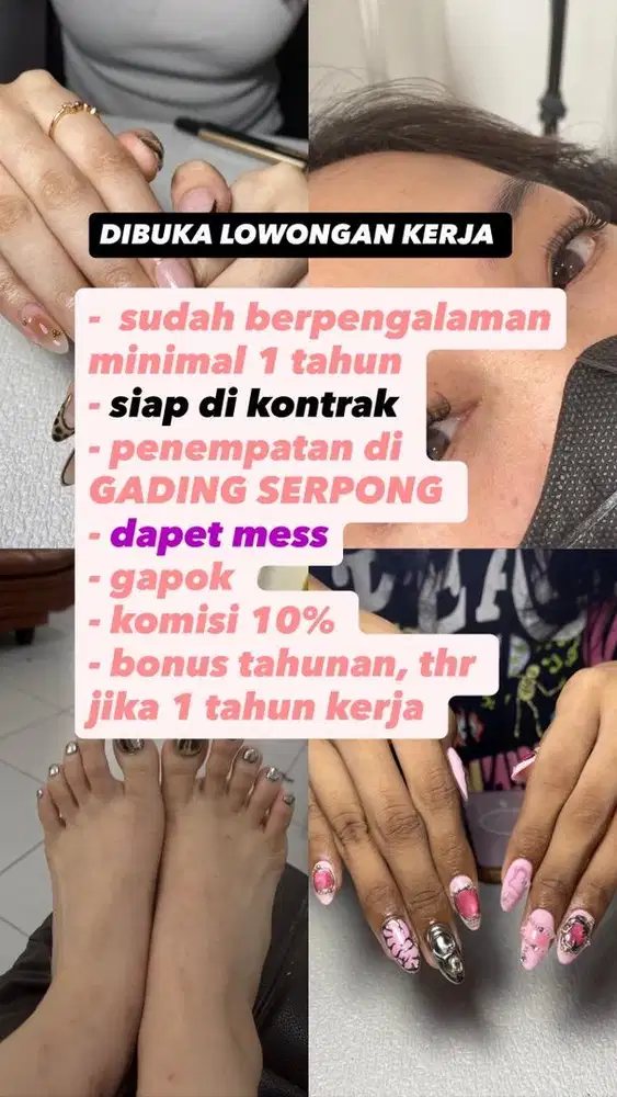 DIBUKA LOWONGAN KERJA NAILIST