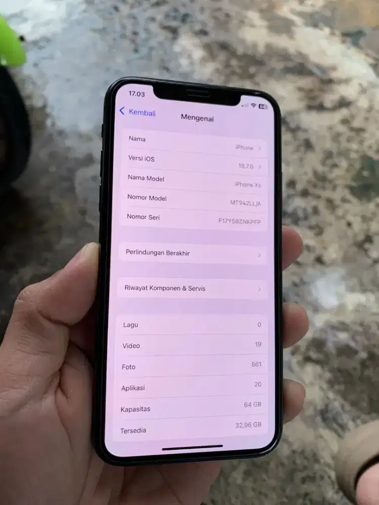 Iphone XS Black