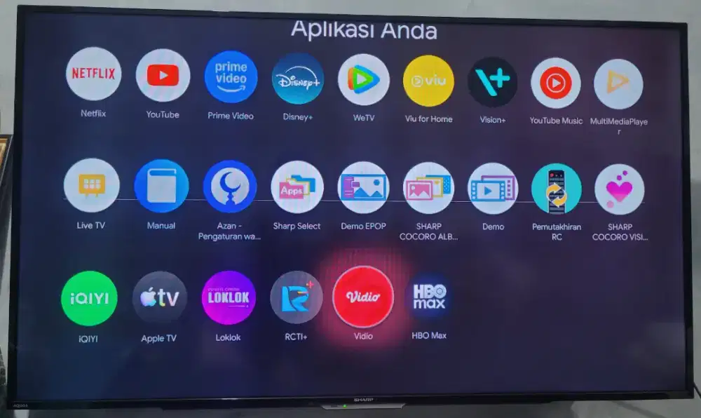 Dijual smart tv sharp 50inc