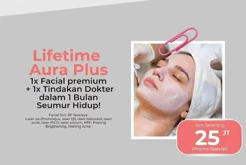 Member Oriskin Lifetime Facial + Laser (Tindakan Dokter)