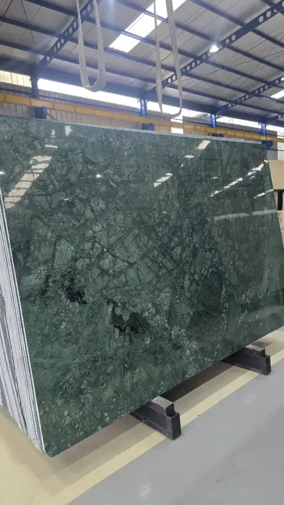 Marmer hijau verde lembaran